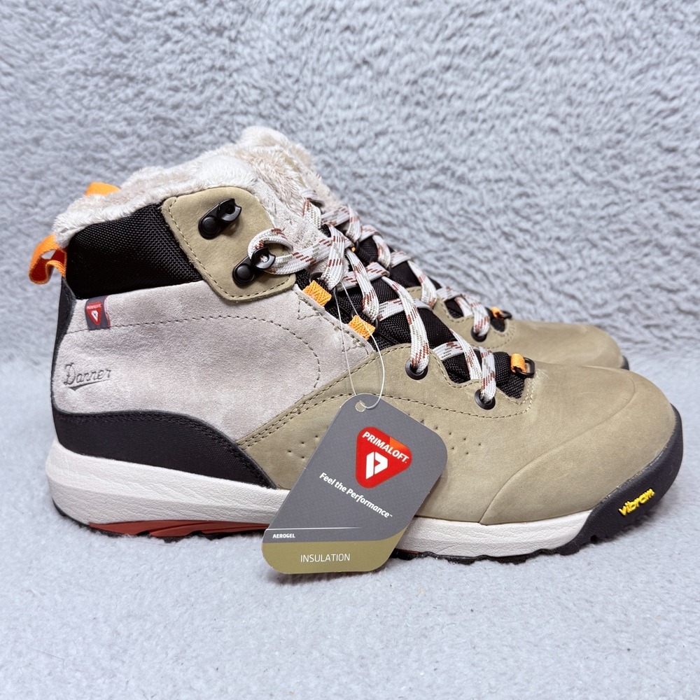 Danner Inquire Mid Winter 5" Womens Size 10 Hiking‎ Boots Hazelwood Suede Vibram